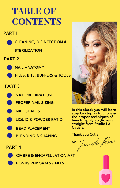 LA Cutie's Acrylic Gel Manicure Ebook 📘